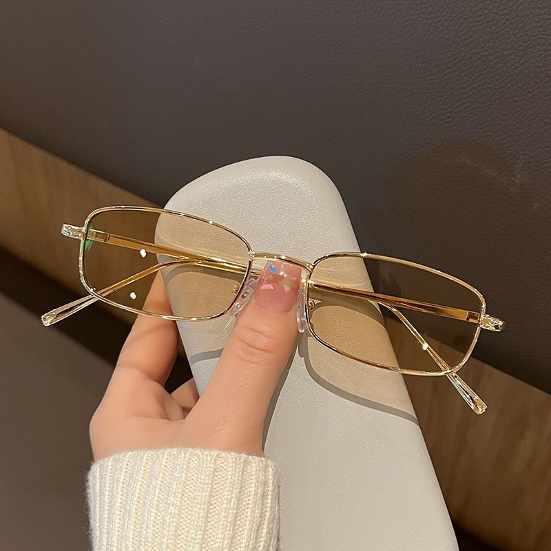 Street Fashion Brands - New Small Rectangle Retro Sunglasses Luxury