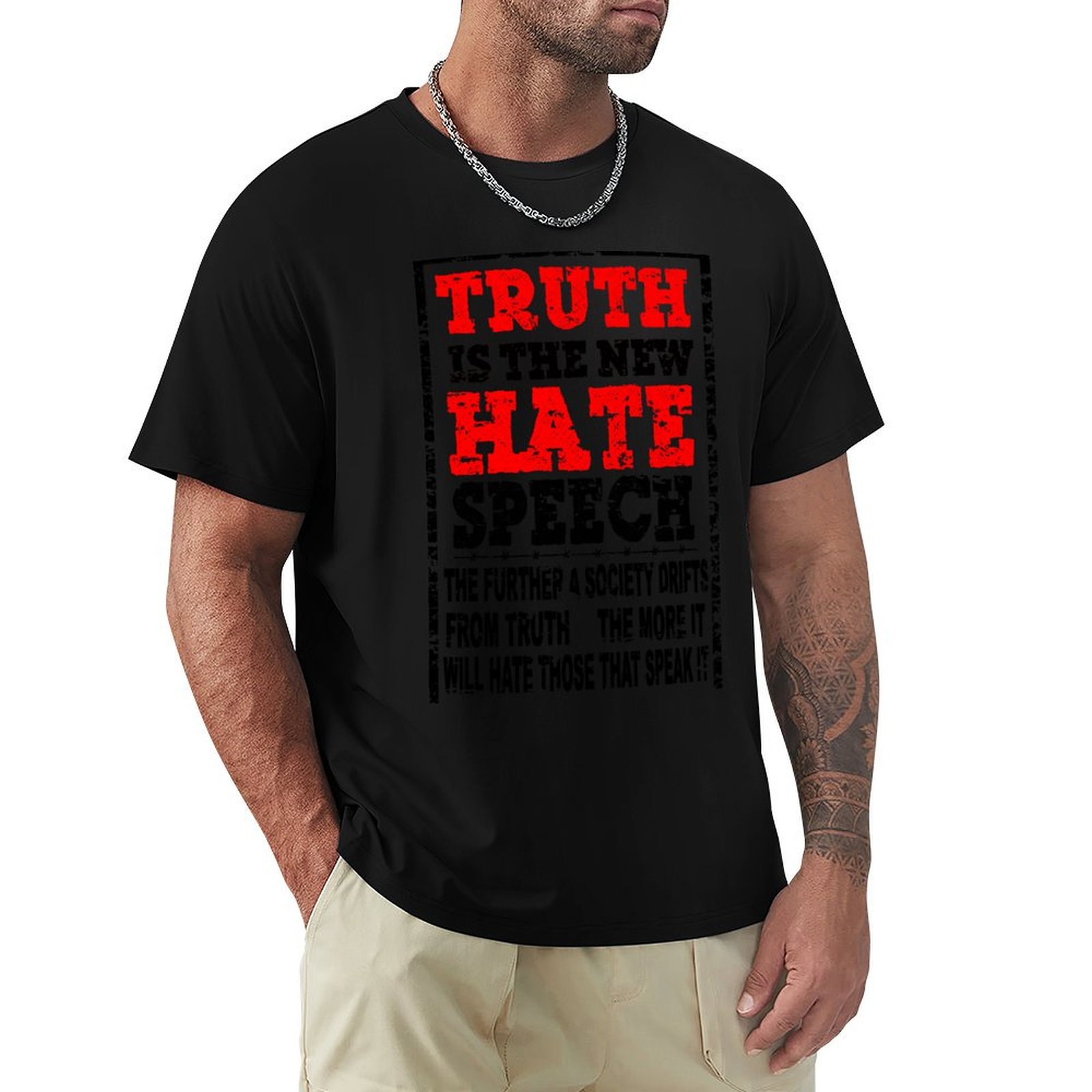 Street Fashion Quotes - TRUTH IS THE NEW HATE SPEECH
