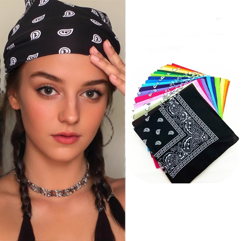 Street Fashion Girls - 1-4Pcs Fashion Hip Hop Cotton Bandana