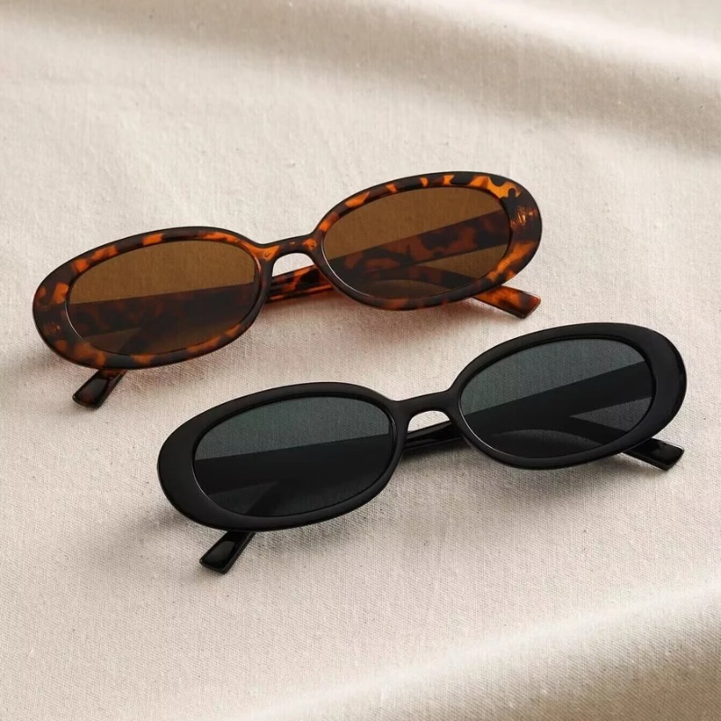 Street Fashion Brands - Vintage Oval Sunglasses Women Luxury Brand