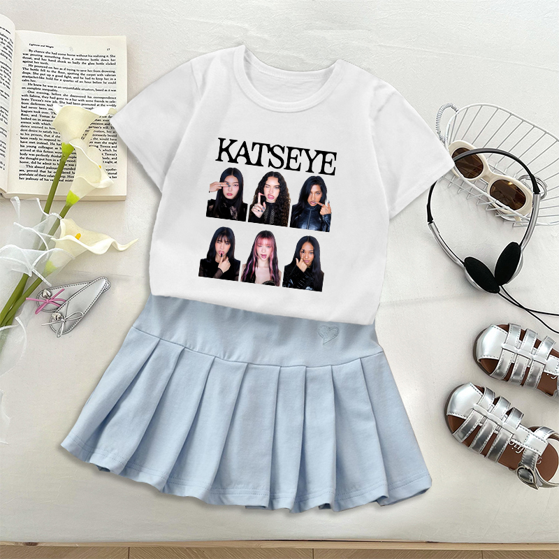 Fashion K POP K-KATSEYE T-shir - Street Fashion Girls 评论和价格