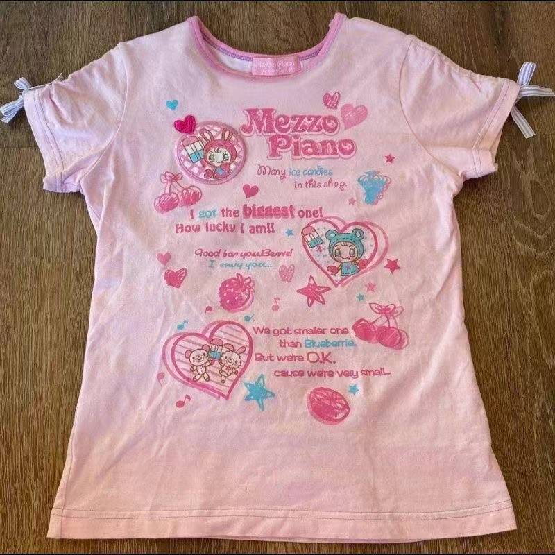Vintage Kawaii Cute Short Slee - Street Fashion Girls 评论和价格