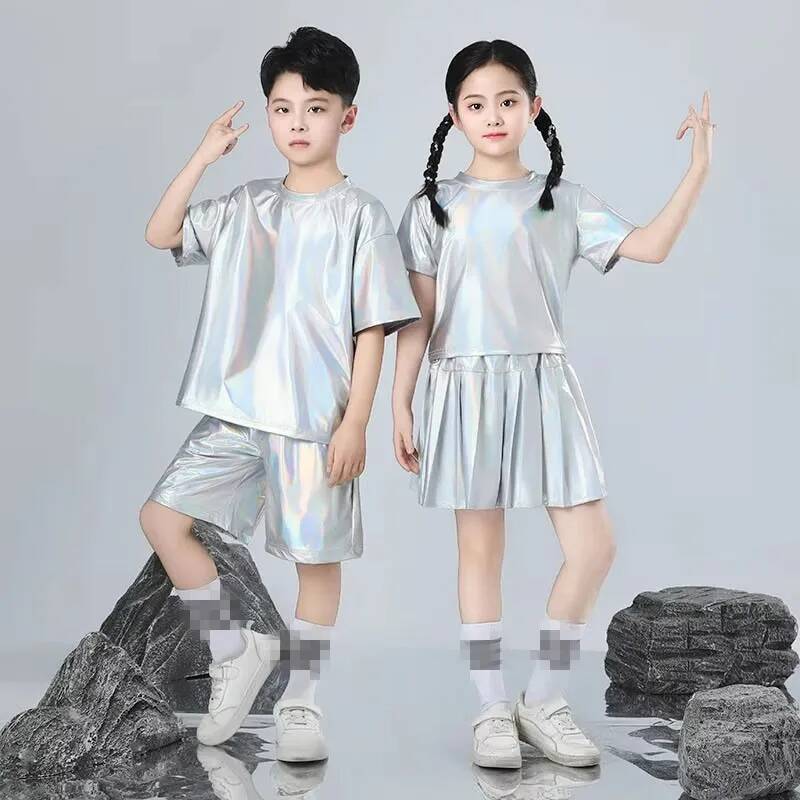 Boys and Girls Hip-hop Set Sil - Street Fashion Boy 评论和价格