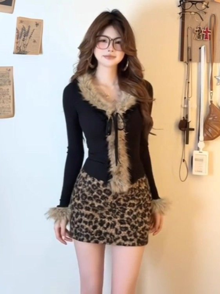 New American Retro Leopard 2 P - Street Fashion American 评论和价格