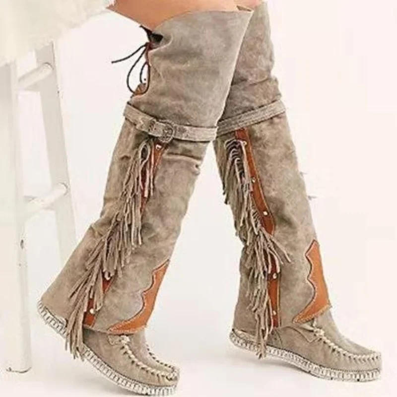 Fashion Bohemia Knee-length Wo - Street Fashion Girls 评论和价格