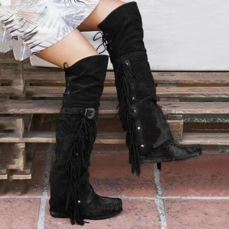 Fashion Bohemia Knee-length Wo - Street Fashion Girls 评论和价格