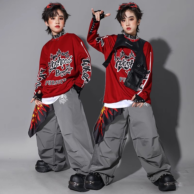 Boys K-pop Sweatshirt Fashion  - Street Fashion Boy 评论和价格