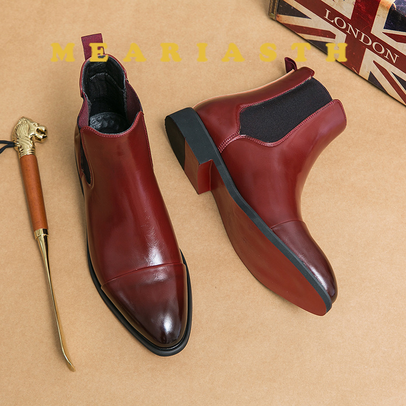 Men's Boots Luxury Brand Leath - Street Fashion Brands 评论和价格