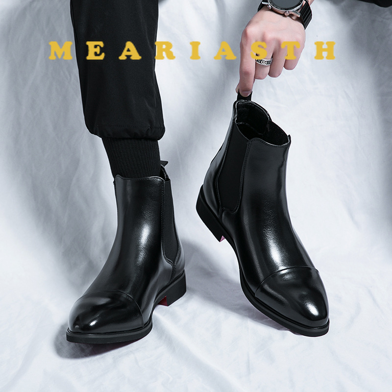 Men's Boots Luxury Brand Leath - Street Fashion Brands 评论和价格
