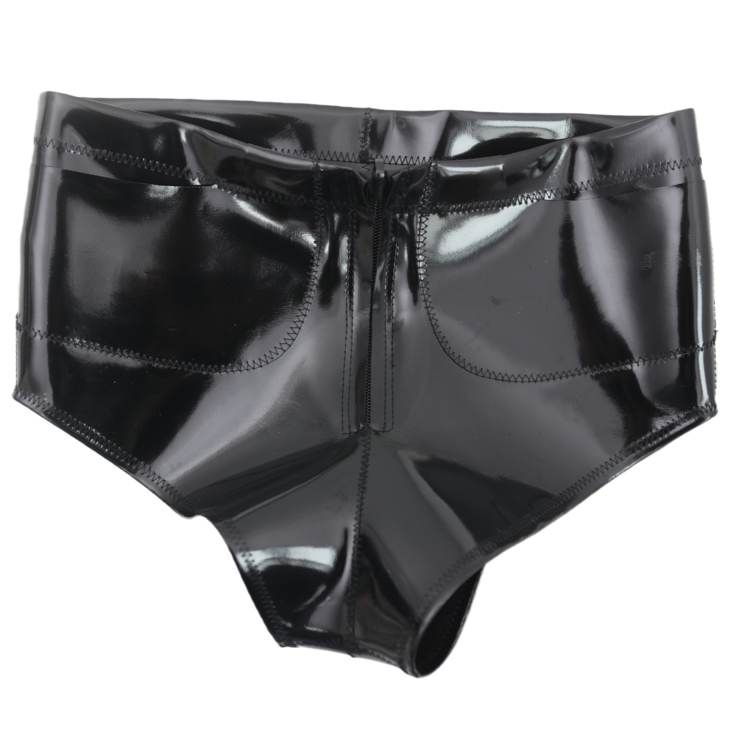 Women Men Glossy Pocket Shorts - Street Fashion Men 评论和价格