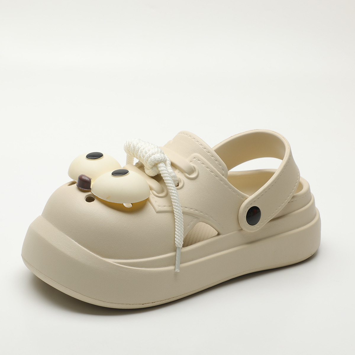 Cute DIY Big Eyes Fashion Clog - Street Fashion Girls 评论和价格