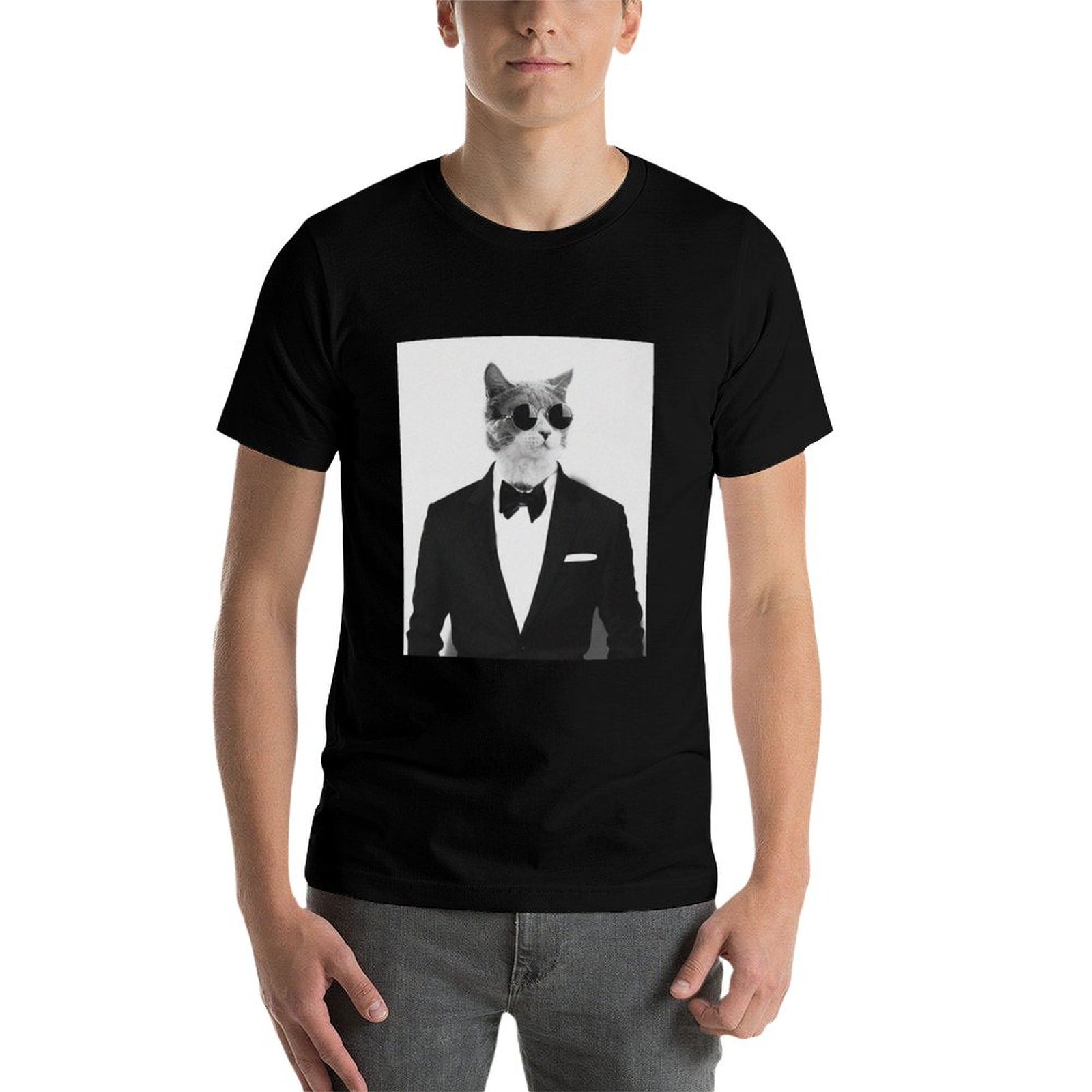 Cat in Suit : funny quote shir - Street Fashion Quotes 评论和价格
