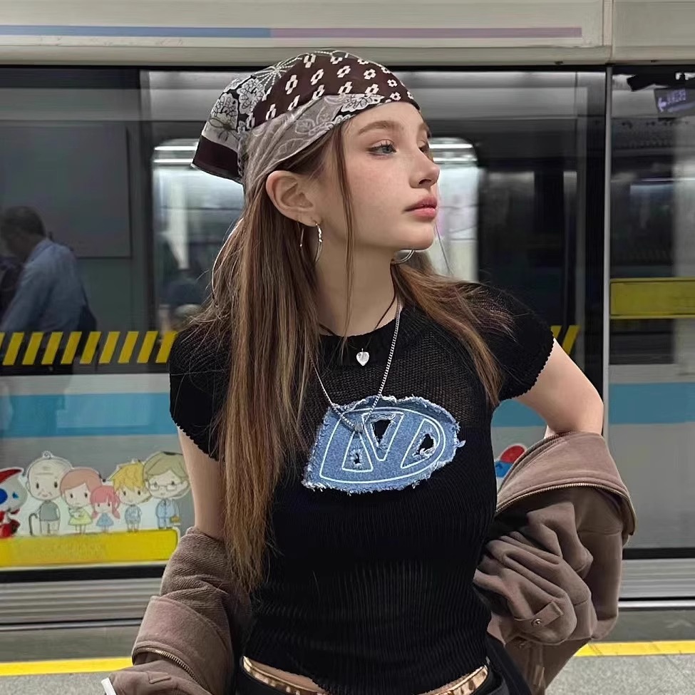 Retro American Style Headscarf - Street Fashion Girls 评论和价格