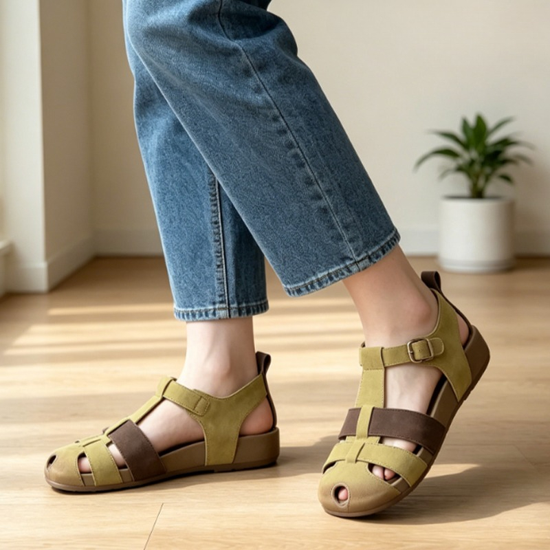 Flats Women's Sandals Casual F - Street Fashion Brands 评论和价格