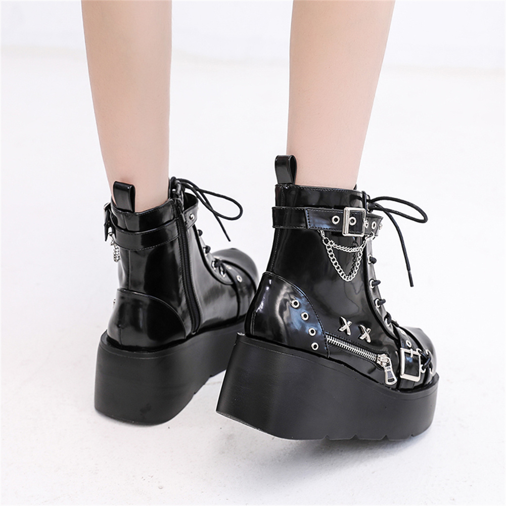 Brand New Ladies Goth Platform - Street Fashion Brands 评论和价格