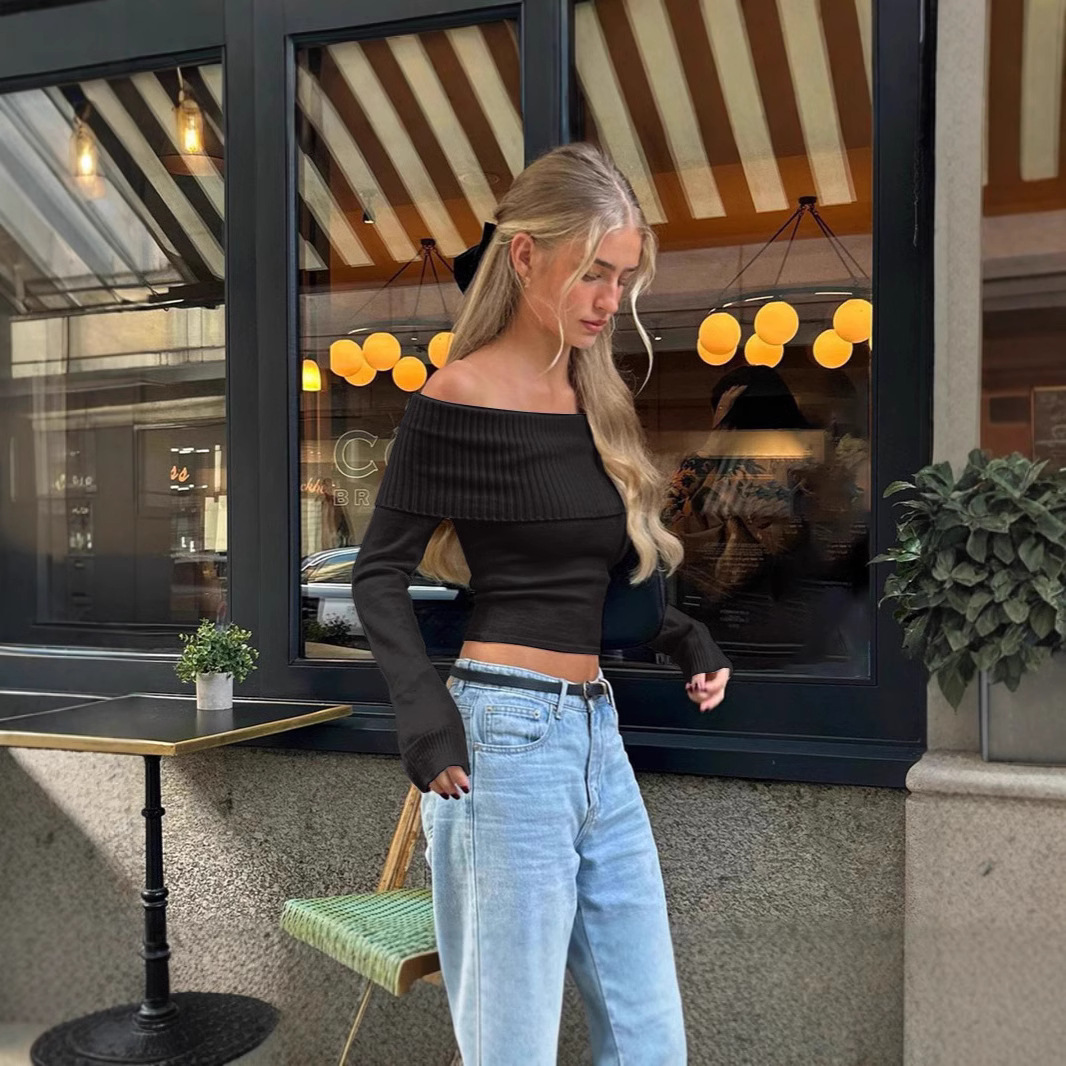 Street Fashion Off Shoulder To - Street Fashion Winter 评论和价格