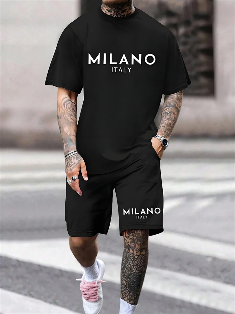 Two-piece Milano Print Men's S - Street Fashion Milano 评论和价格