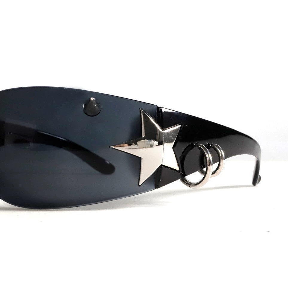 Rivet Punk Metal Star Frame Gl - Street Fashion Girls 评论和价格