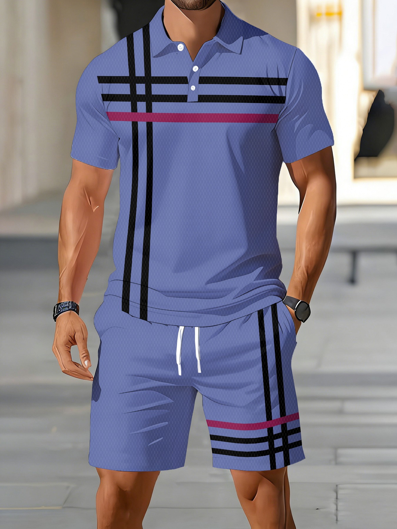 2026 Summer American Men's Pol - Street Fashion American 评论和价格