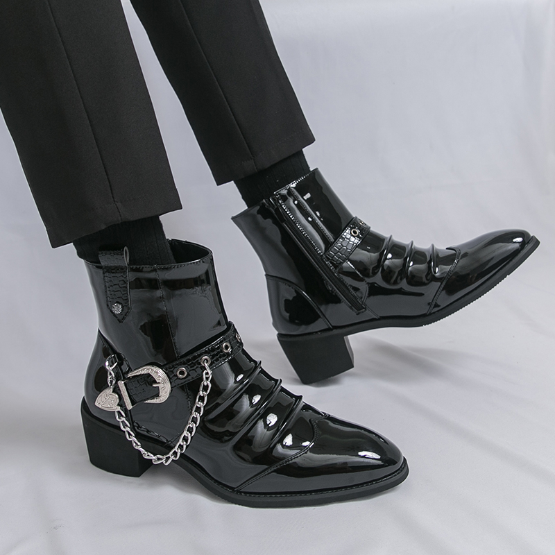 Fashion Side Zipper High Top M - Street Fashion Brands 评论和价格