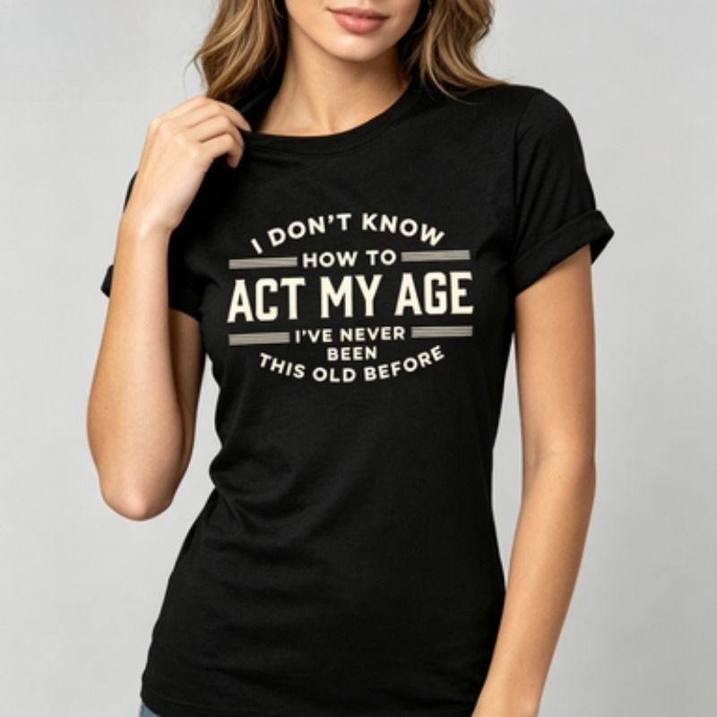 Casual Daily Wear Tee Funny Qu - Street Fashion Quotes 评论和价格