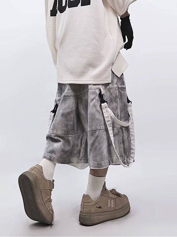 Retro Hip-hop Men's Ripped Jea - Street Fashion American 评论和价格