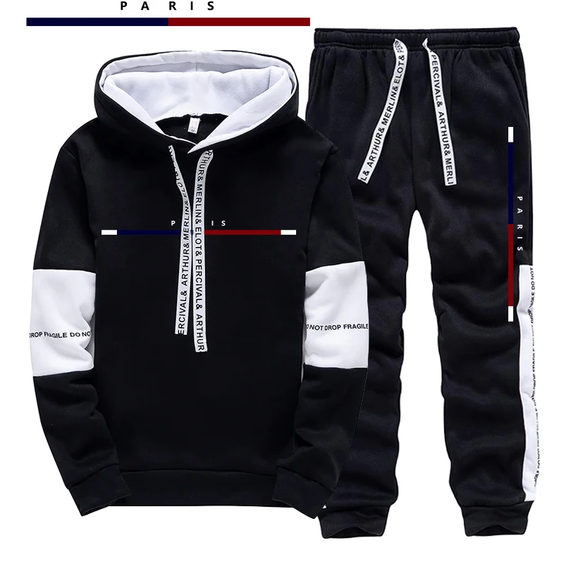 Paris Fashion Printed Men's Se - Street Fashion Men 评论和价格